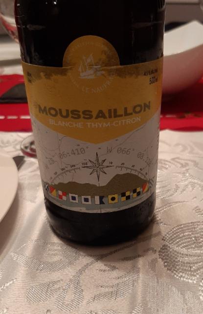 le naufrageur blanche thym-citron 4.5%, Microbrasserie Le Naufrageur, Canada