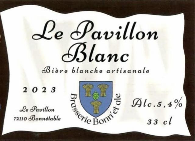 Le Pavillon Blanc 5.4%, Bonn'et Ale, France