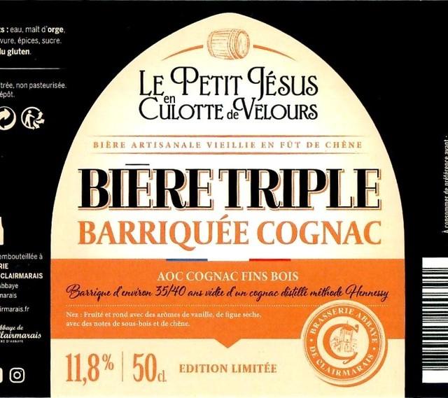 Le Petit Jésus En Culotte De Velours Cognac 10.1%, Abbaye De Clairmarais, France
