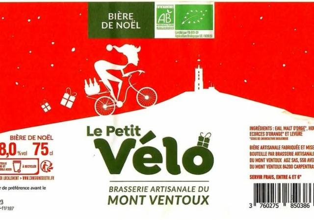 Le Petit Vélo De Noël 8.0%, Brasserie Artisanale Du Mont Ventoux, France