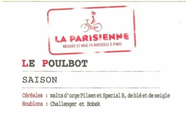 Le Poulbot 5.5%, Brasserie La Parisienne, France