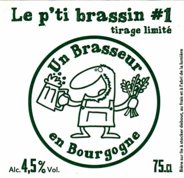 Le P'ti Brassin #1 4.5%, Brasserie Les Plains Monts, France