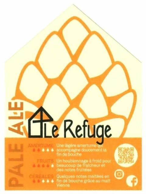 Le Refuge Pale Ale 6.3%, Brasserie Le Refuge, France