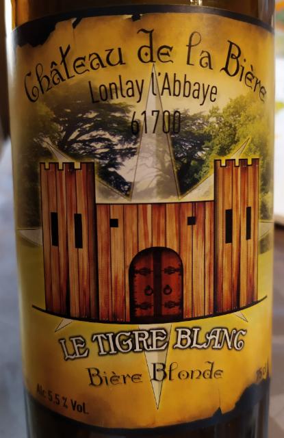 Le Tigre Blanc 5.5%, Château de la Bière, France