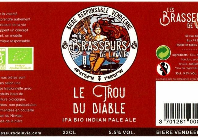 Le Trou Du Diable 5.5%, Les Brasseurs De La Vie, France