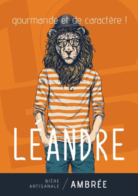 Léandre 5.0%, Brasserie 1055 (10•55), France
