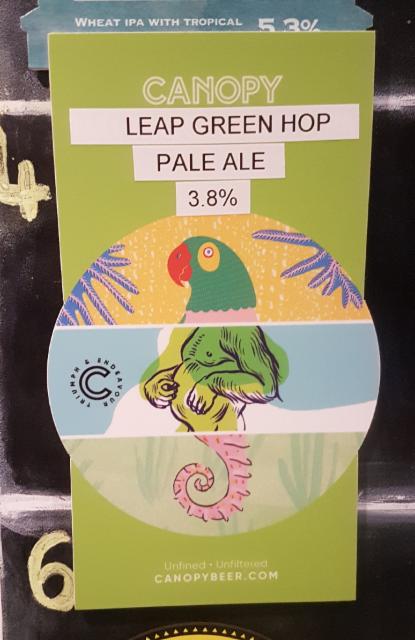 Leap Green Hop Pale Ale 3.8%, Canopy Beer Co, England