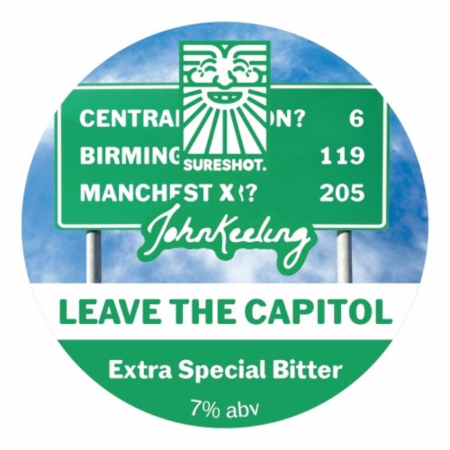 Leave The Capitol 7.0%, Sureshot Brewing, England