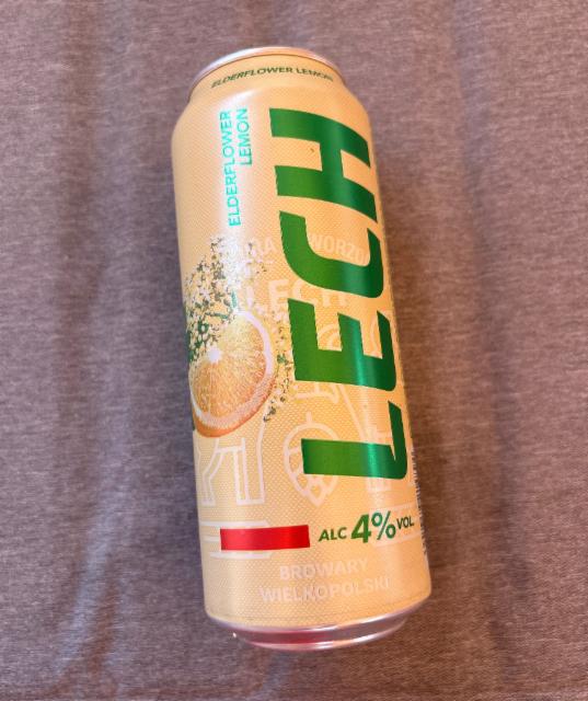 Lech - Elderflower & Lemon 4.0%, Kompania Piwowarska (Asahi Breweries), Poland
