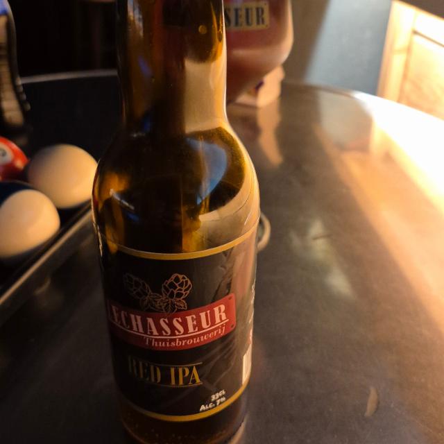lechasseur red ipa 7.0%, huisbrouwerij, Belgium