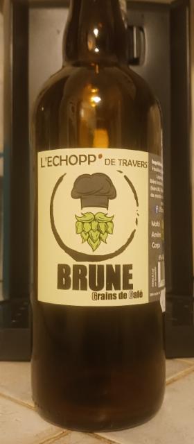 Brune Grains De Café 6.0%, L'Echopp' De Travers, France