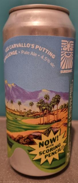 lee carvallo's putting challenge 4.5%, Sureshot Brewing, England
