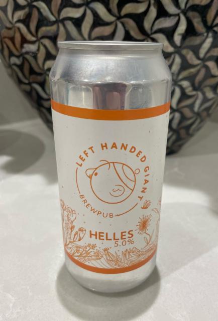 Left Handed Giant Helles 5.0%, Left Handed Giant Brewing, England