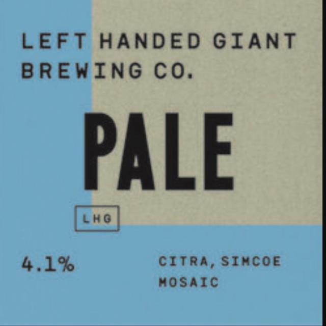 Left Handed Pale Ale 4.1%, Left Handed Giant Brewing, England