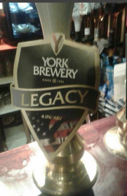 Legacy 4.0%, York Brewery, England