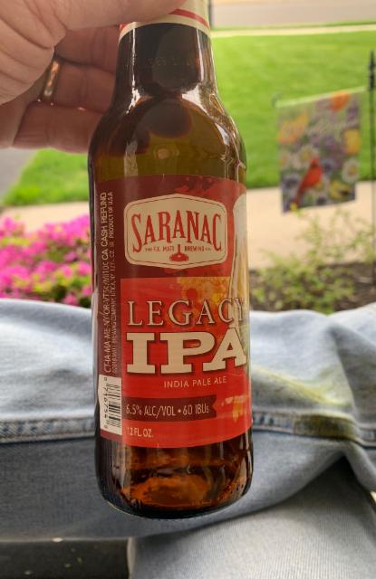 Legacy IPA 6.5%, Saranac Brewery, United States