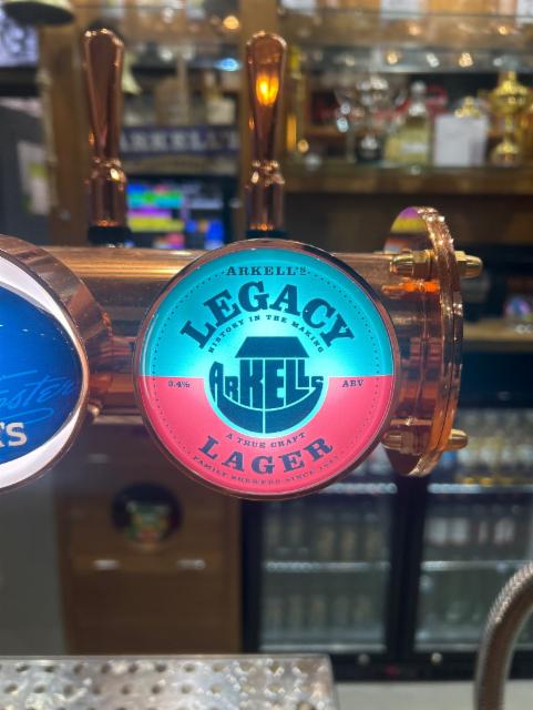 Legacy lager 3.4%, Arkell's Brewery, England