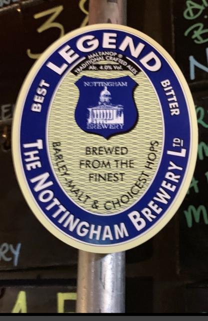Legend 4.0%, Nottingham Brewery, England