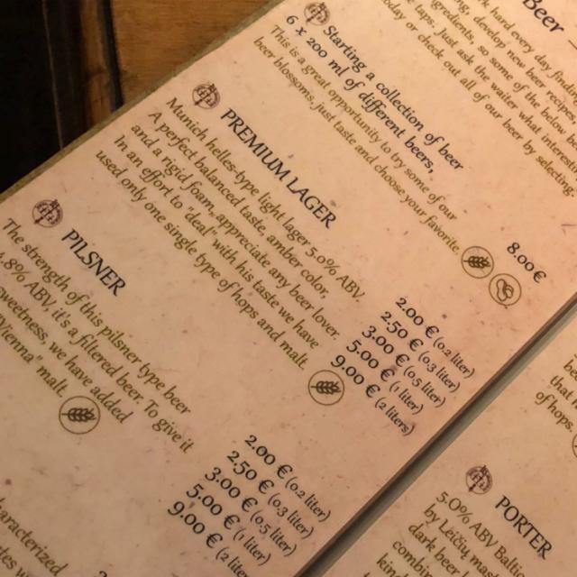 Alinė Leičiai Premium Lager 5.0%, Alinė Leičiai, Lithuania