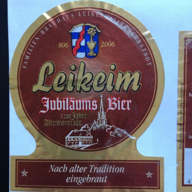 Leikeim Jubiläums Bier 5.8%, Familien-Brauhaus Leikeim, Germany