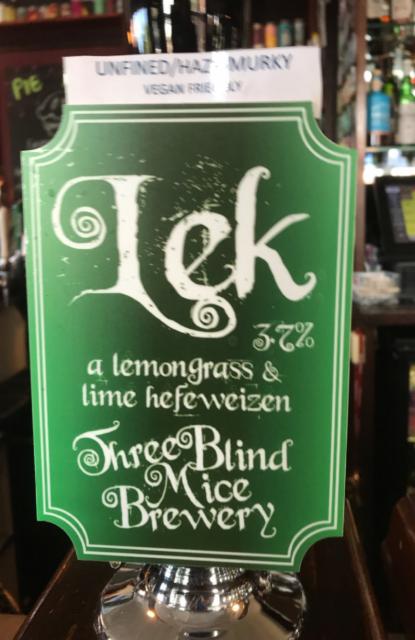 Lek 3.7%, Three Blind Mice Brewery, England