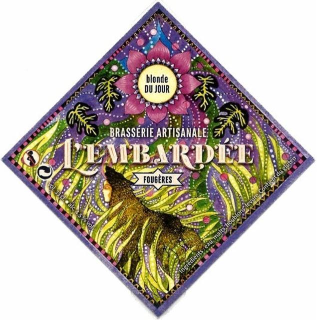 L'Embardée Blonde Du Jour 4.5%, Brasserie L'Embardée, France