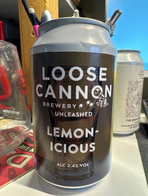 Lemon-Icious 2.4%, Loose Cannon Brewery, England