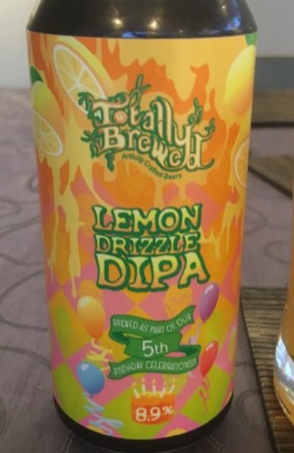 Lemon Drizzle DIPA 8.9%, Totally Brewed Limited, England