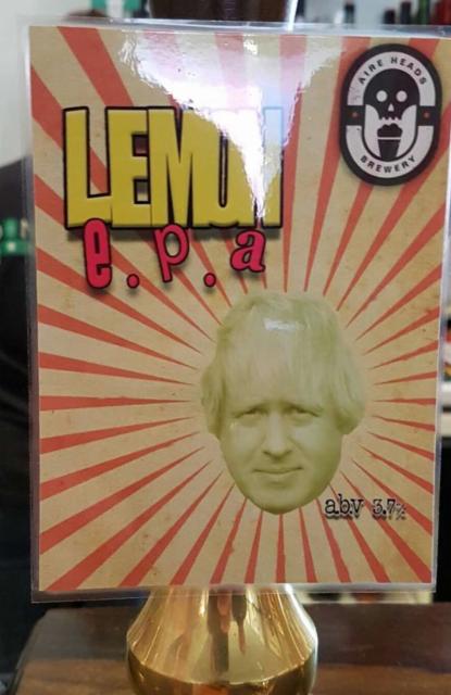Lemon E. P. A. 3.7%, Aire Heads, England