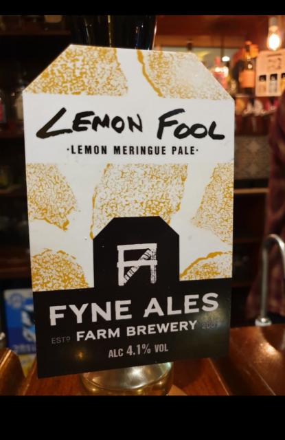 Lemon Fool 4.1%, Fyne Ales, Scotland