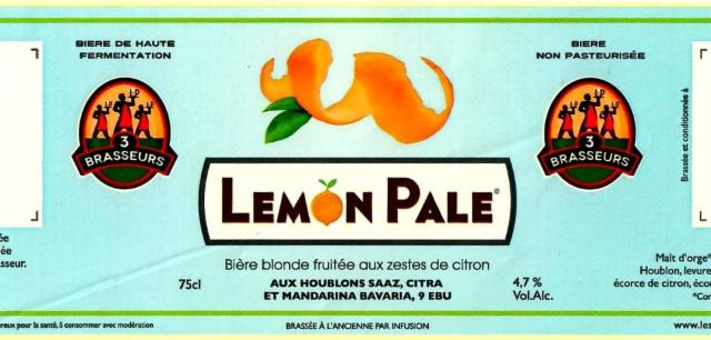 Lemon Pale 4.7%, Les 3 Brasseurs / The 3 Brewers Lille, France