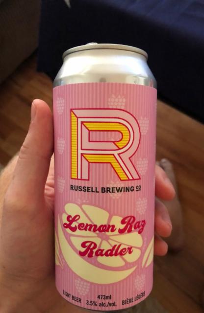Lemon Raz Radler 3.5%, Russell Brewing Company, Canada