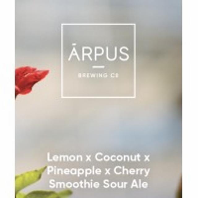 Lemon x Coconut x Pineapple x Cherry Smoothie Sour Ale 4.5%, Ārpus Brewing Co., Latvia