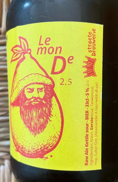 LemonDe 5.0%, De straetebrouwerij, Belgium