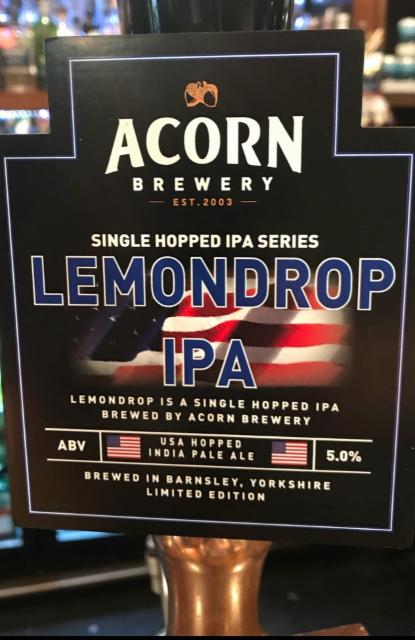 Lemondrop IPA 5.0%, Acorn Brewery, England