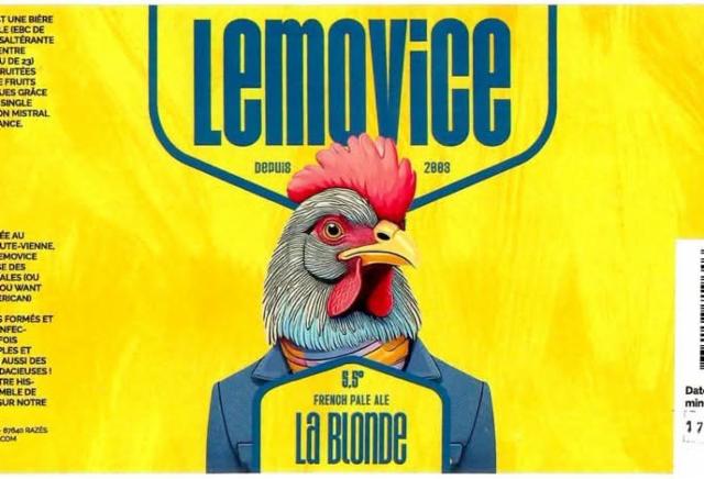 Lémovice Blonde 6.5%, Brasserie Artisanale Lémovice, France