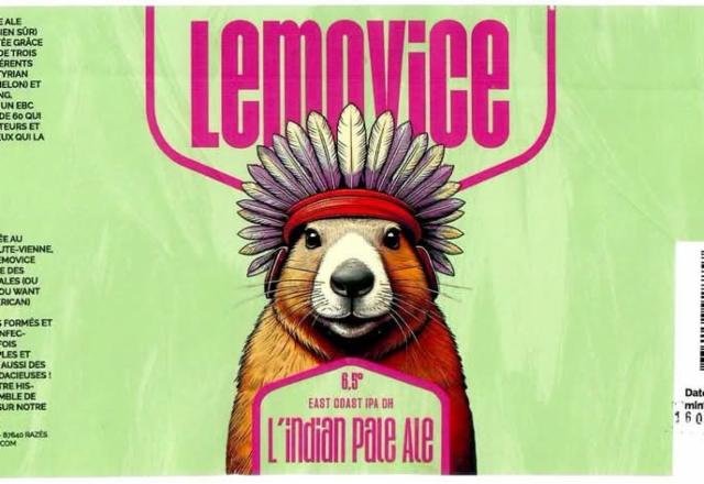 Lémovice Indian Pale Ale 8.5%, Brasserie Artisanale Lémovice, France
