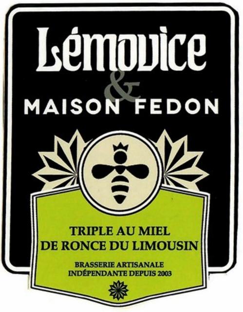 Lémovice Triple Au Miel (Collab Maison Fedon), Brasserie Artisanale Lémovice