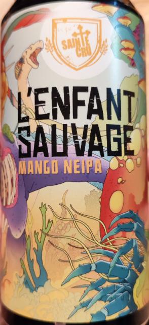 l'enfant sauvage mango neipa 6.5%, Brasserie Sainte Cru, France