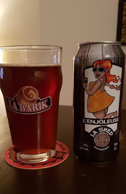 L'enjôleuse 5.0%, Microbrasserie La Shed, Canada