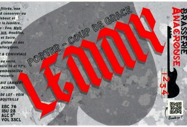 Lenny 5.0%, Brasserie Anacrouse, France