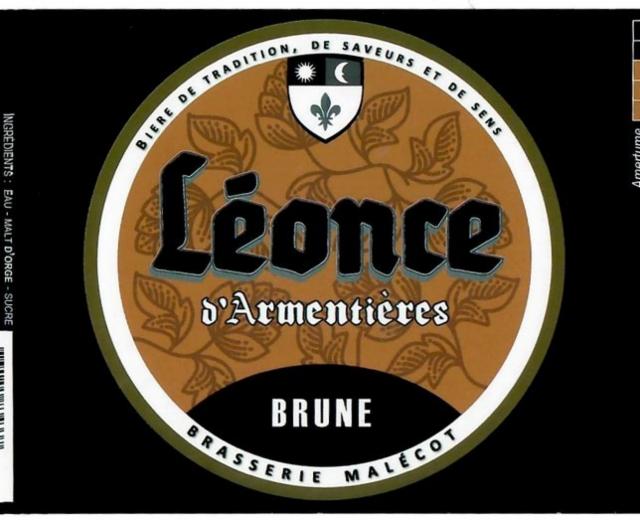 Léonce D'Armentières Brune 9.0%, Ateliers Malécot (Les Papillons Blancs De Lille), France