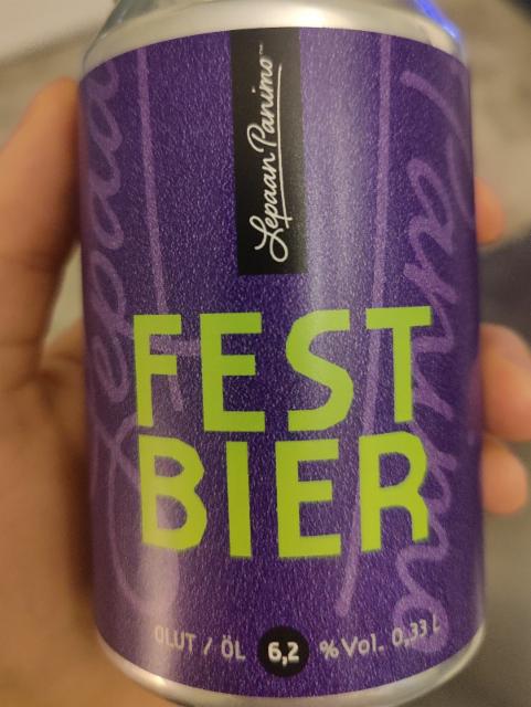 Lepaa Festbier 6.2%, Lepaan Viinitila, Finland