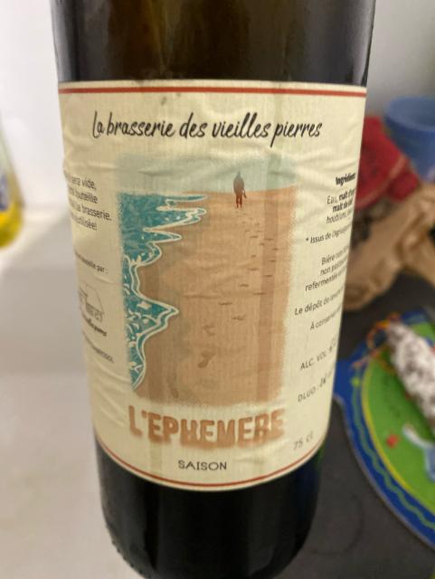 L'éphémère - saison, La Brasserie Des Vieilles Pierres