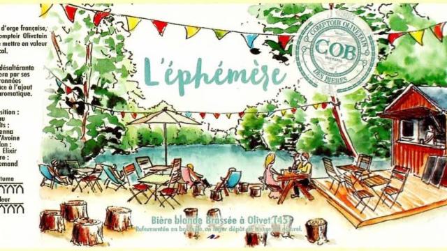 L'Éphémère 4.5%, Brasserie COB (Comptoir Olivetain Des Bières), France