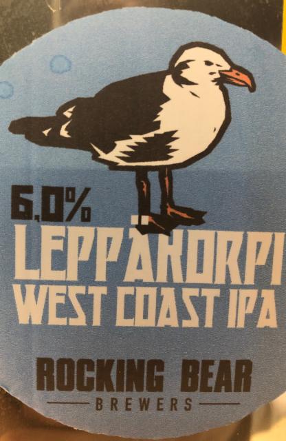 Leppäkorpi West Coast IPA 6.0%, Rocking Bear Brewers, Finland
