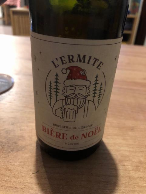 L'Ermite Bière de Noël 6.0%, Brasserie L'Ermite, France