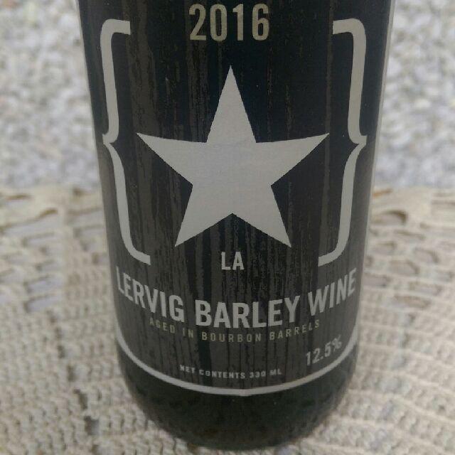 Lervig Barley Wine 2016 Bourbon BA 12.5%, Lervig Aktiebryggeri, Norway