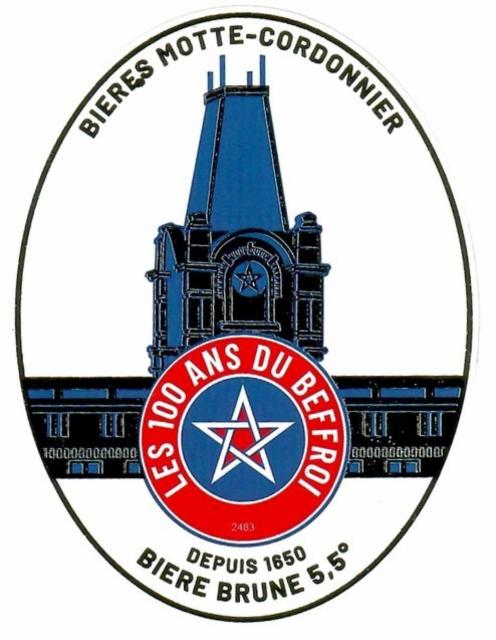 Les 100 Ans Du Beffroi 5.5%, Bières Motte-Cordonnier, France