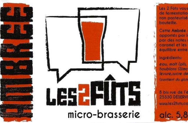 Les 2 Fûts Ambrée 5.8%, Les 2 Fûts, France